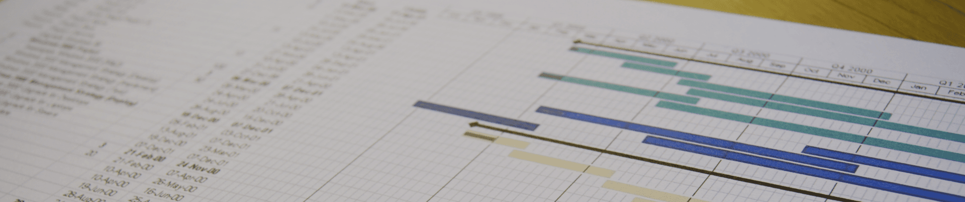 Project planning documents used to coordinate industrial systems integration work